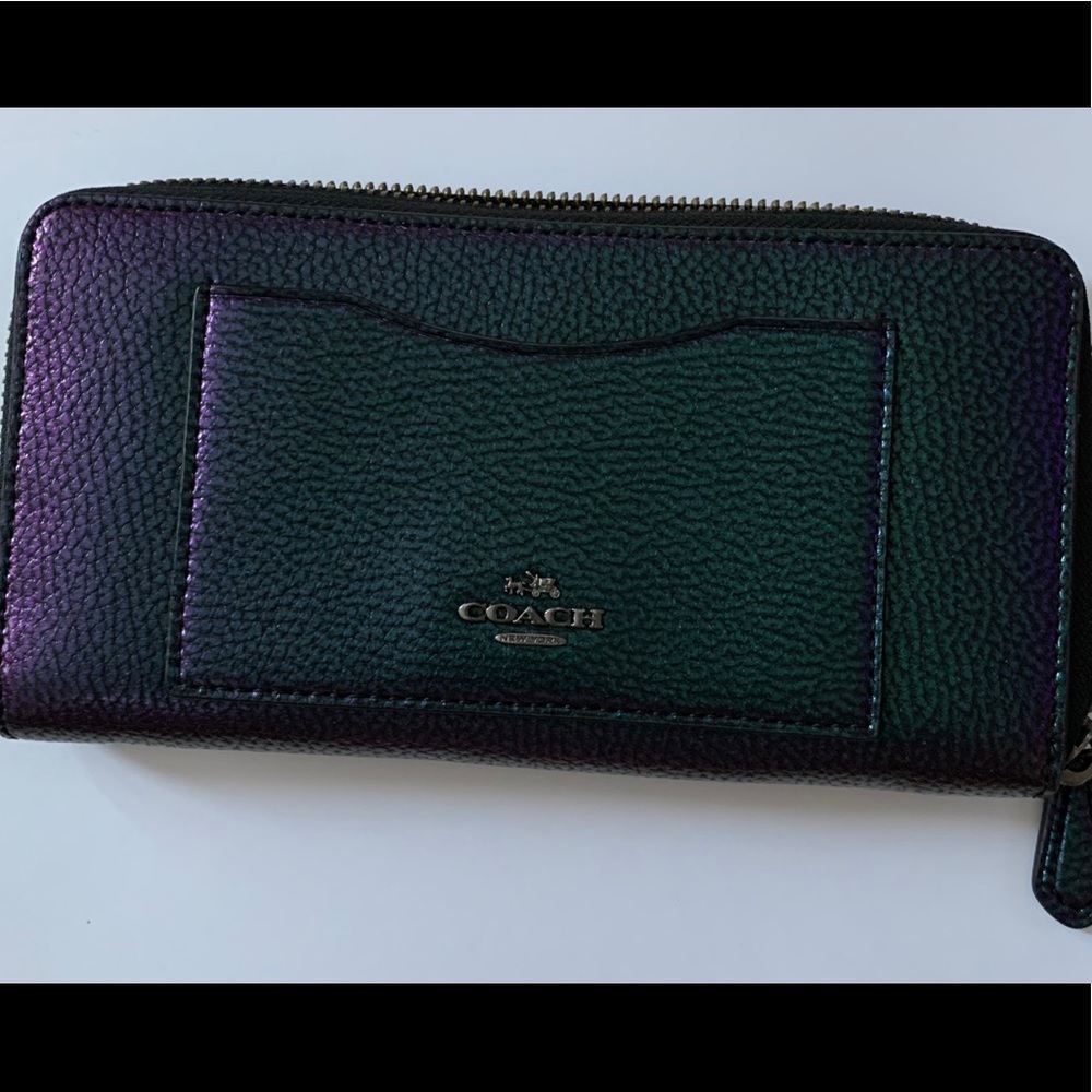 Coach Oil Spill Wallet